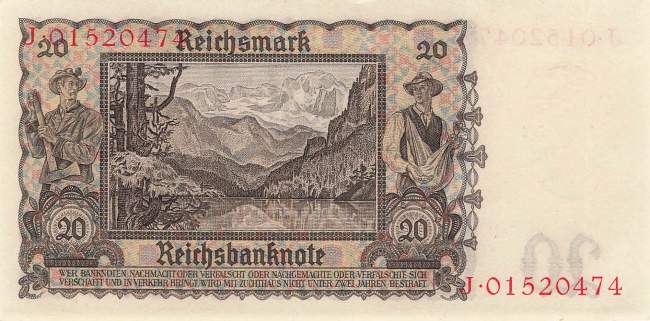 20 Mark 1939 ro.178a J